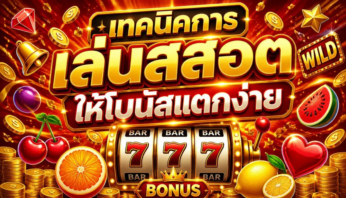 เทคนิคการเล่นสล็อตให้โบนัสแตกง่าย